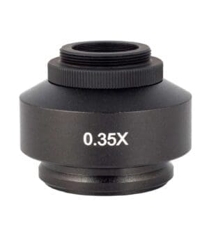 Motic 0.5x C-Mount Camera Adapter for connecting 1/2″ C-Mount cameras to trinocular microscopes.