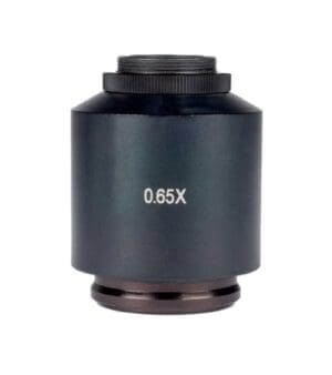 Motic 0.65x C-Mount Camera Adapter for trinocular microscopes and 2/3″ sensor cameras.