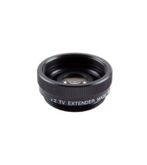 2x C-Mount Extender Lens – precision optical adapter for doubling magnification with C-Mount cameras.