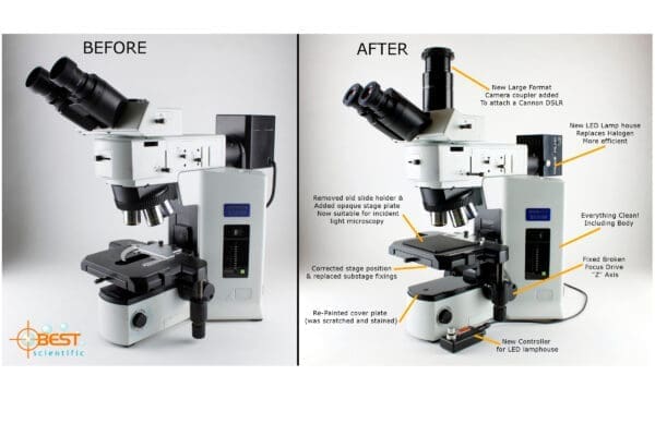 Microscope recondition and upgrade